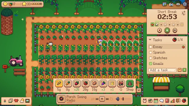 Harvest time on a break