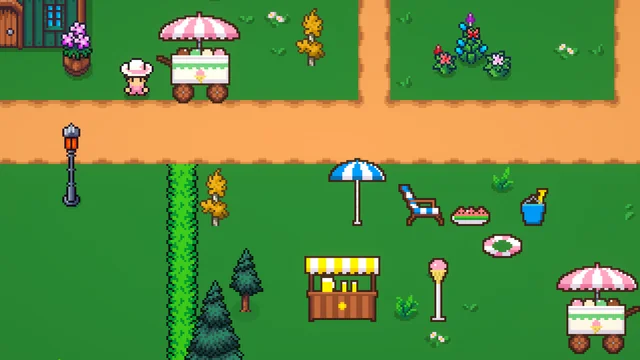 The ice cream cart by the village road, and summer treats in the garden