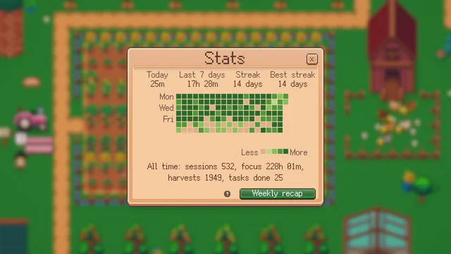The stats calendar