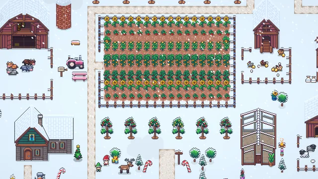 The farm under the first snow